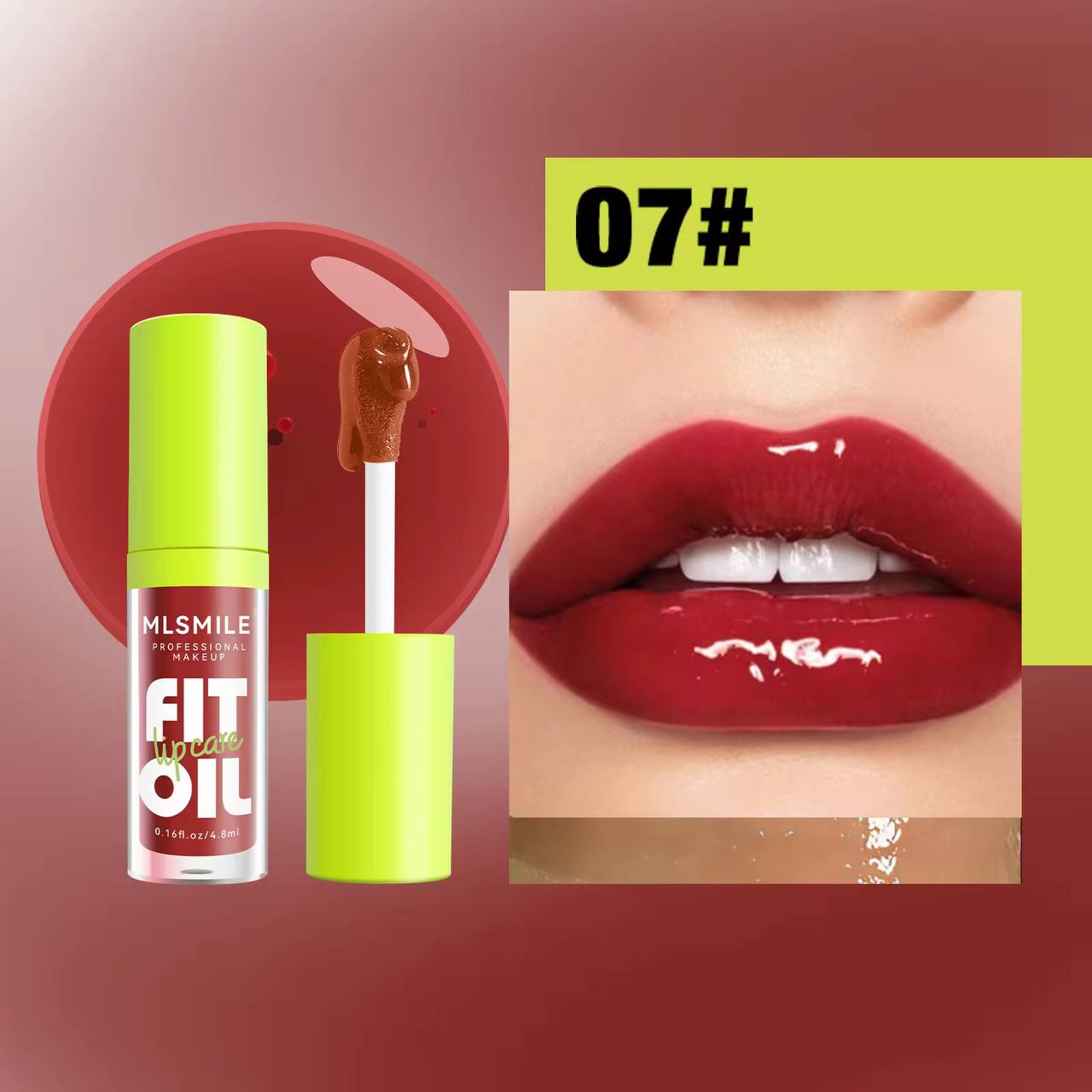 Lip Oil High Gloss Lipstick Moisturizing Transparent Toot Lip Gloss Glass Lip Balm