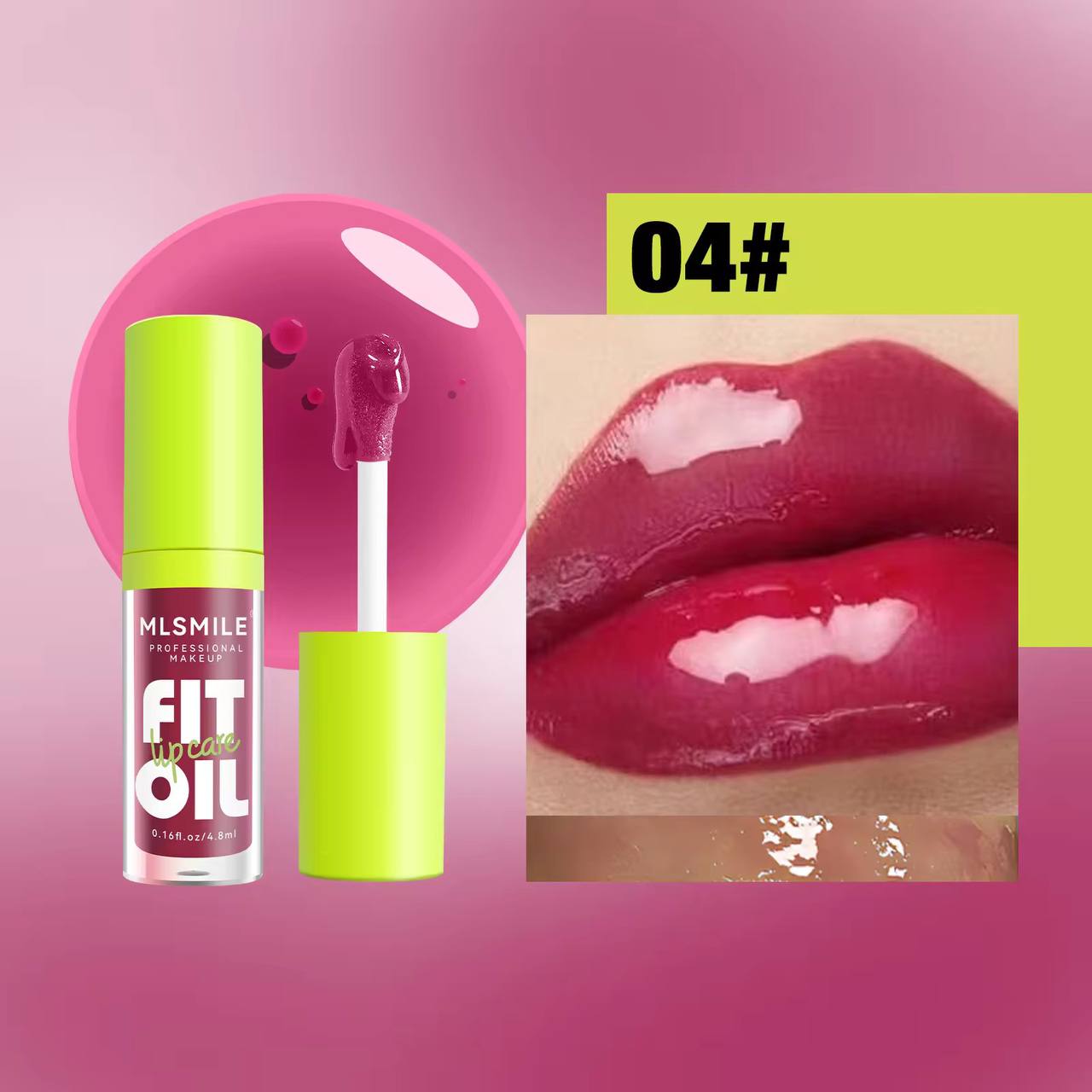 Lip Oil High Gloss Lipstick Moisturizing Transparent Toot Lip Gloss Glass Lip Balm