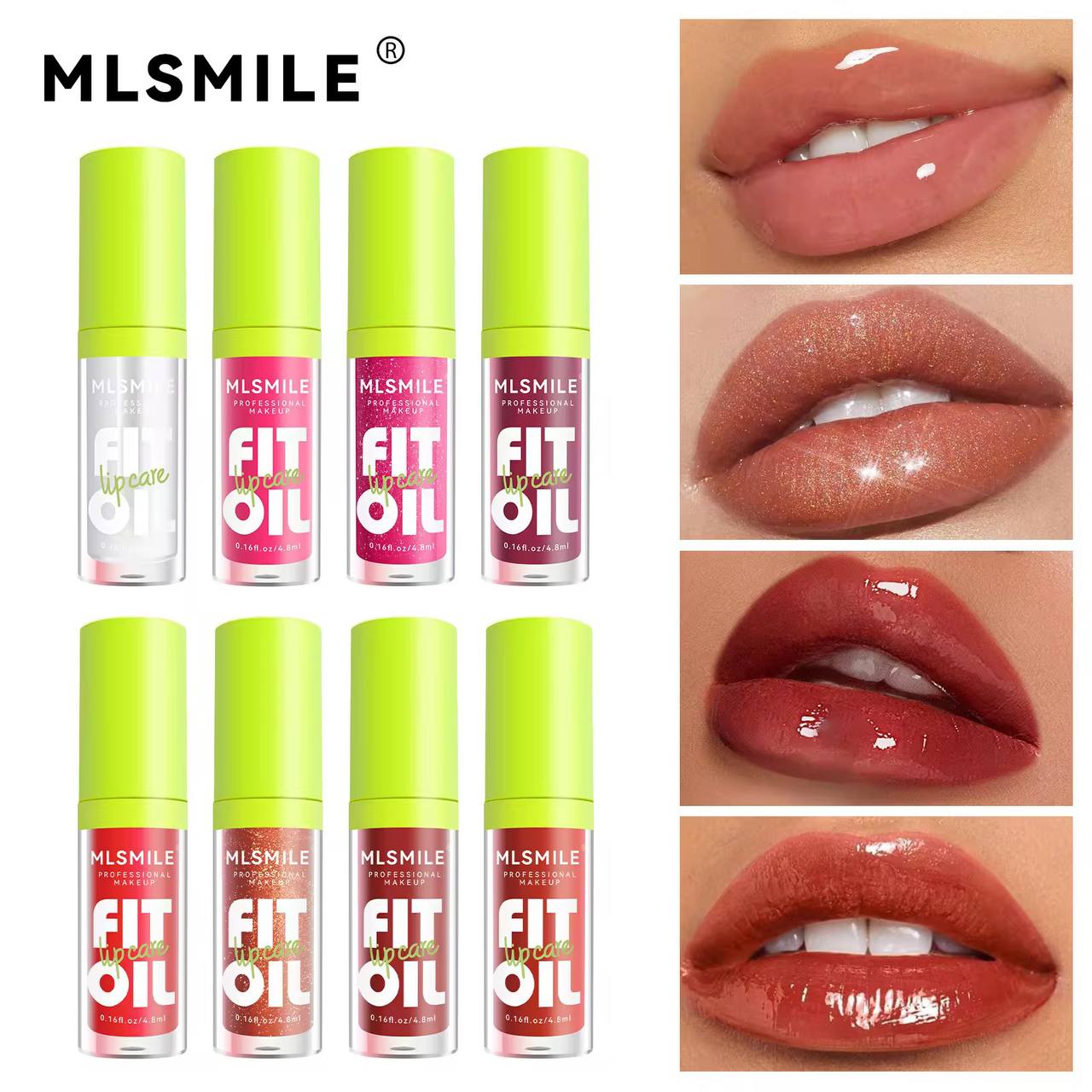 Lip Oil High Gloss Lipstick Moisturizing Transparent Toot Lip Gloss Glass Lip Balm