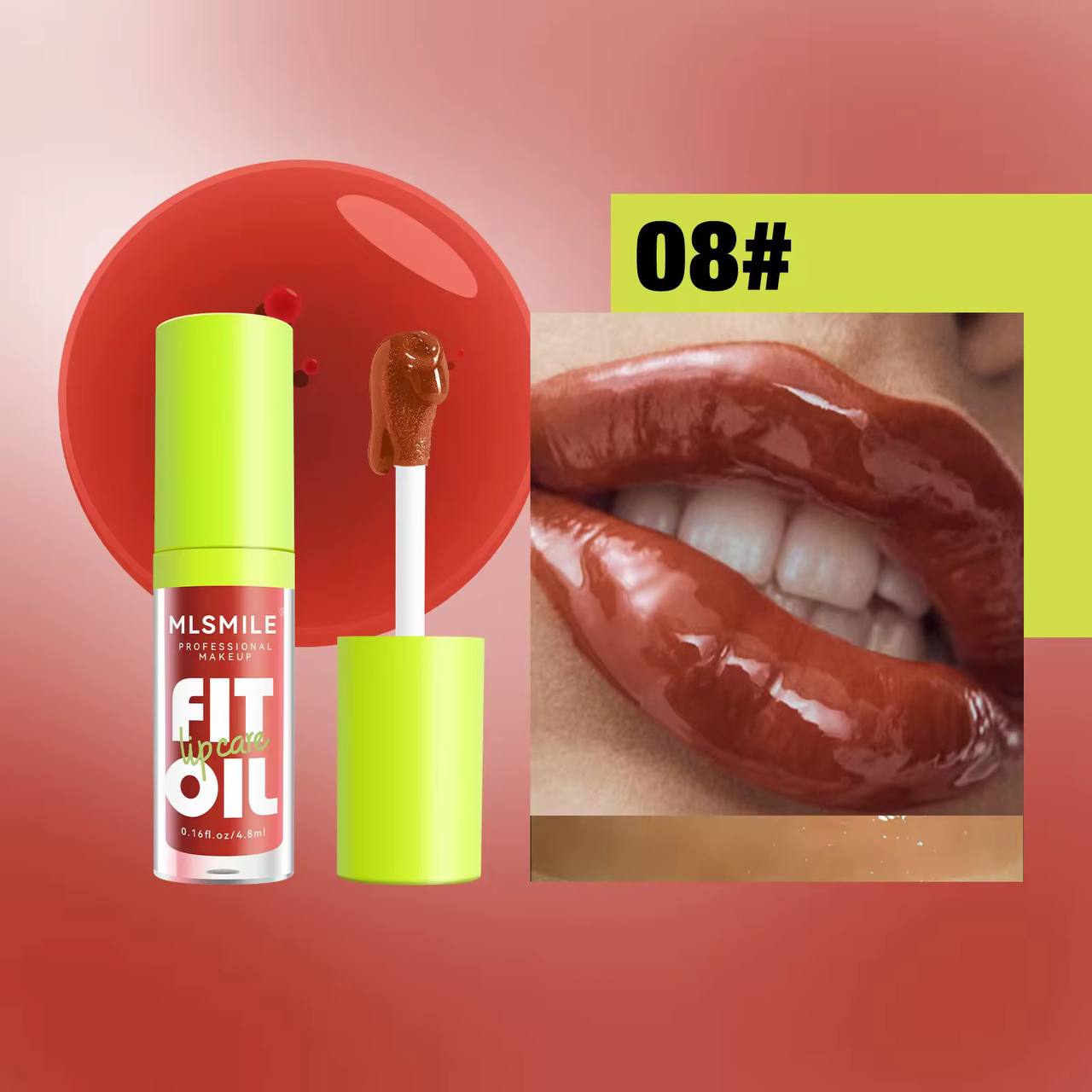 Lip Oil High Gloss Lipstick Moisturizing Transparent Toot Lip Gloss Glass Lip Balm