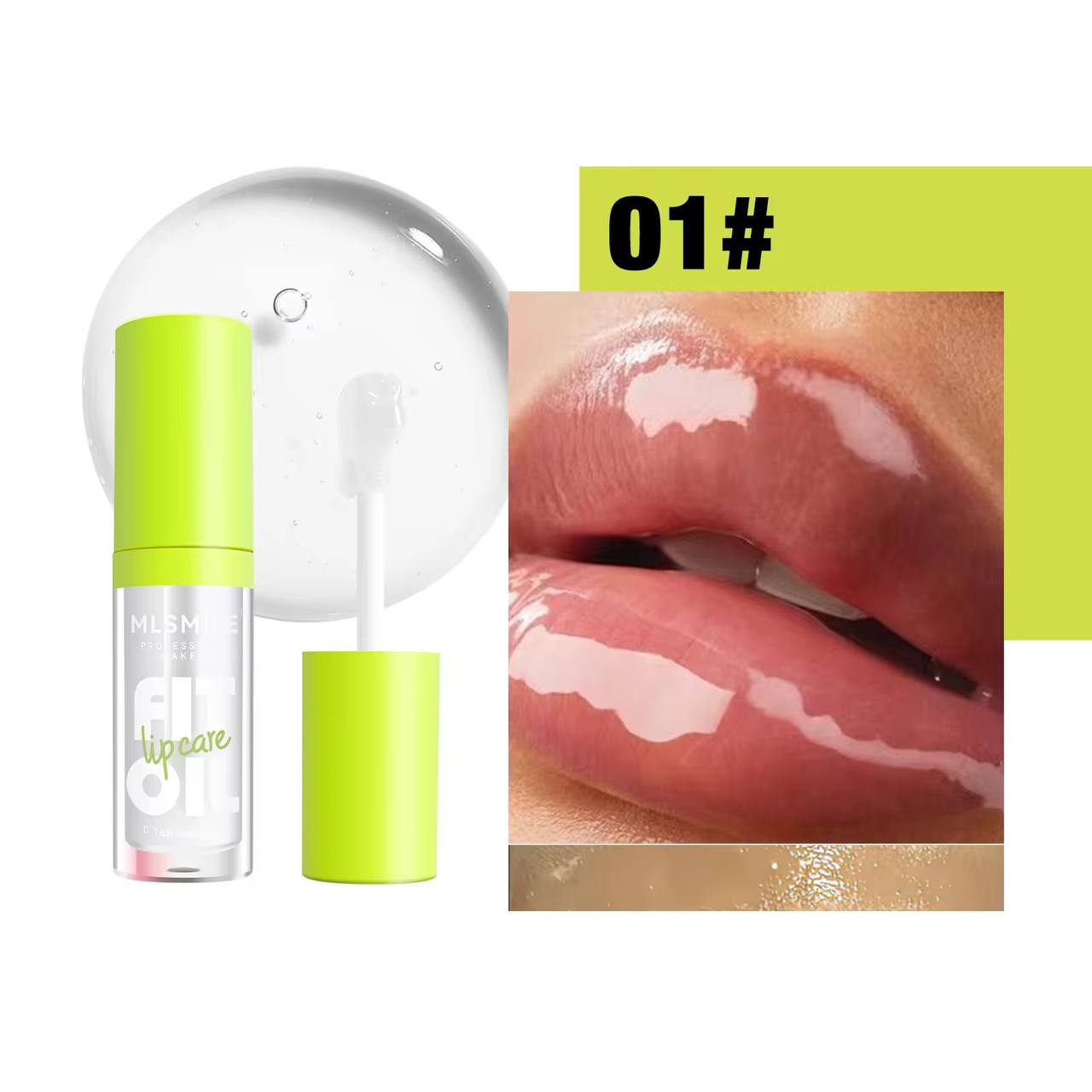 Lip Oil High Gloss Lipstick Moisturizing Transparent Toot Lip Gloss Glass Lip Balm