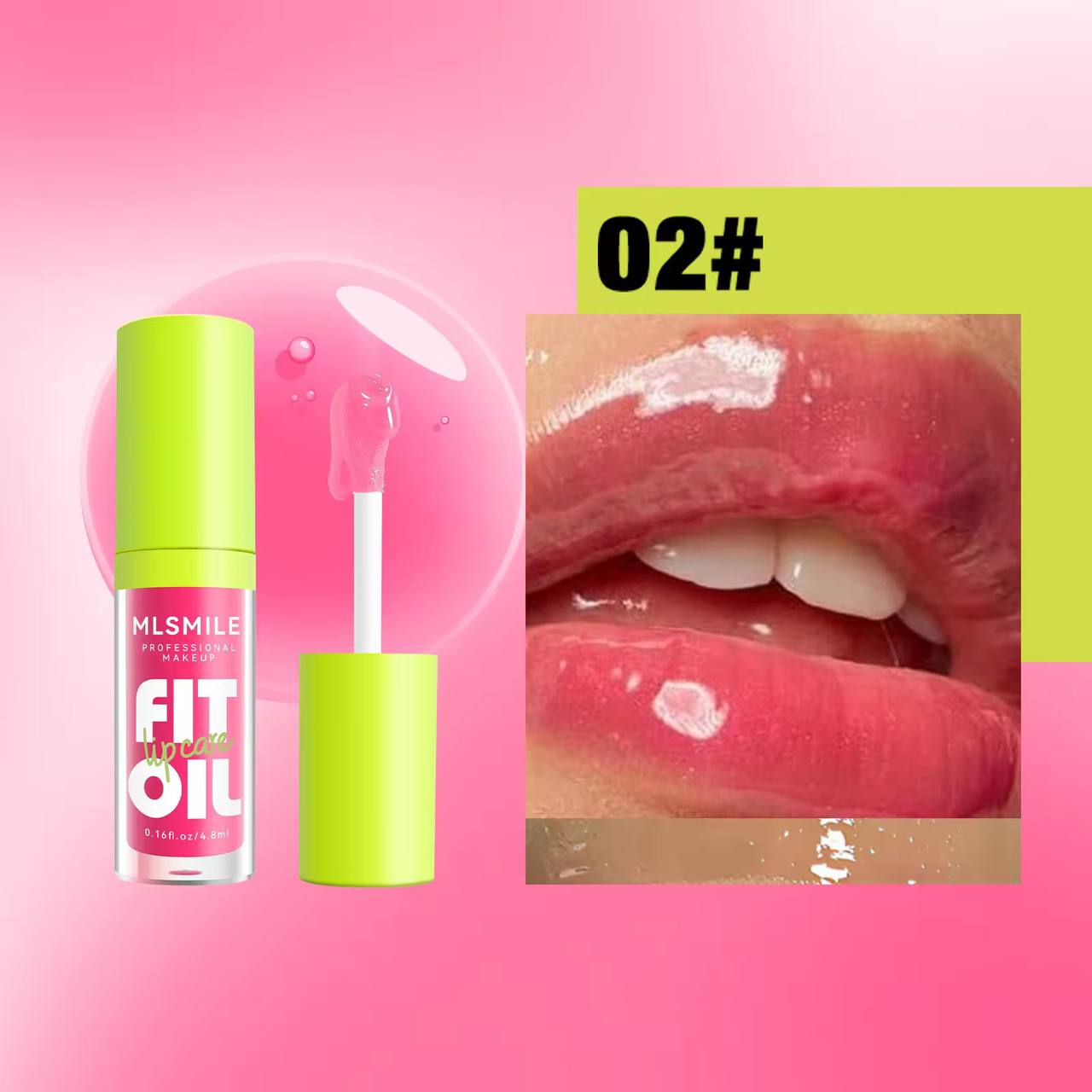 Lip Oil High Gloss Lipstick Moisturizing Transparent Toot Lip Gloss Glass Lip Balm