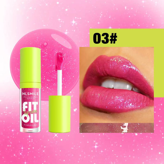 Lip Oil High Gloss Lipstick Moisturizing Transparent Toot Lip Gloss Glass Lip Balm