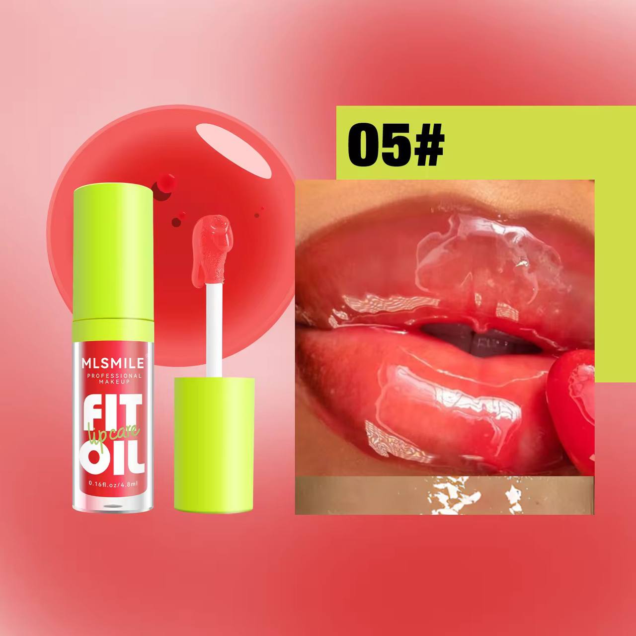 Lip Oil High Gloss Lipstick Moisturizing Transparent Toot Lip Gloss Glass Lip Balm